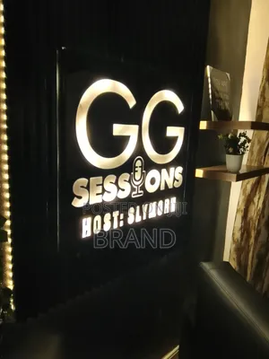 Laser Cut Signage With Lights