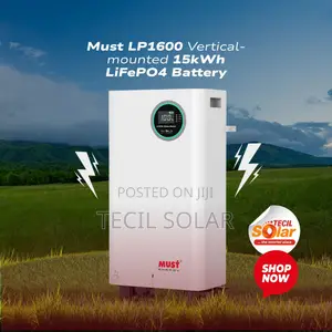 Must LP1600 Vertical-Mounted 15kWh LiFePO4 Battery