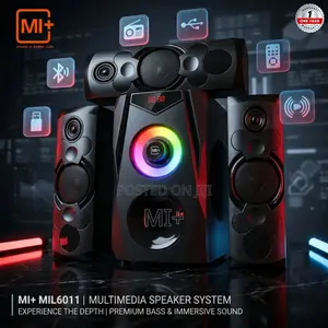 80w Bluetooth Home Theater Speaker RGB USB Sd Fm 12m Warranty