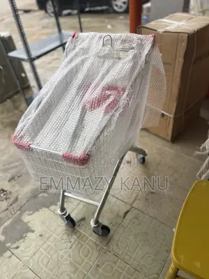 60litre Shopping Basket Trolley With Wheels