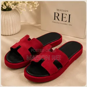 Luxury Women's Suede Handmade Slide Slippers – Premium Comfort