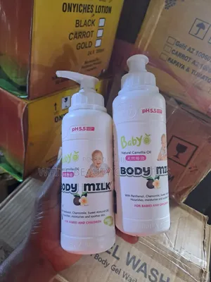 This Is Bubula Baby Natural Camellia Oil Body Milk. Made for Kids