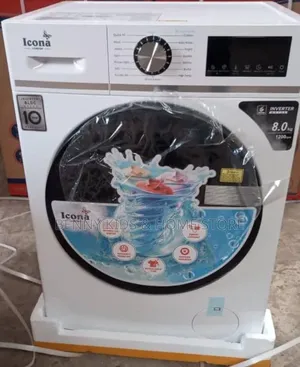 Brand New Icona 8KG Front Load Automatic Washing Machine