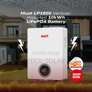 Must LP1600 Vertical-Mounted 10kWh LiFePO4 Battery