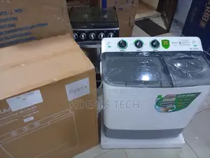 Syinix 8kg Flash Clean Rapid-Cycle High-Efficiency Washing Machine