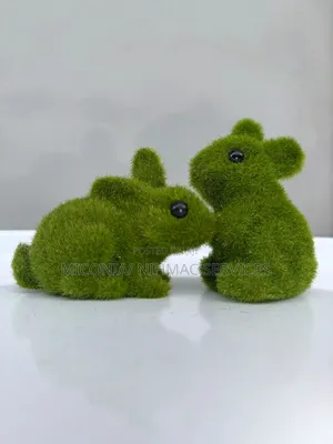 Green Bunny Rabbit Decor