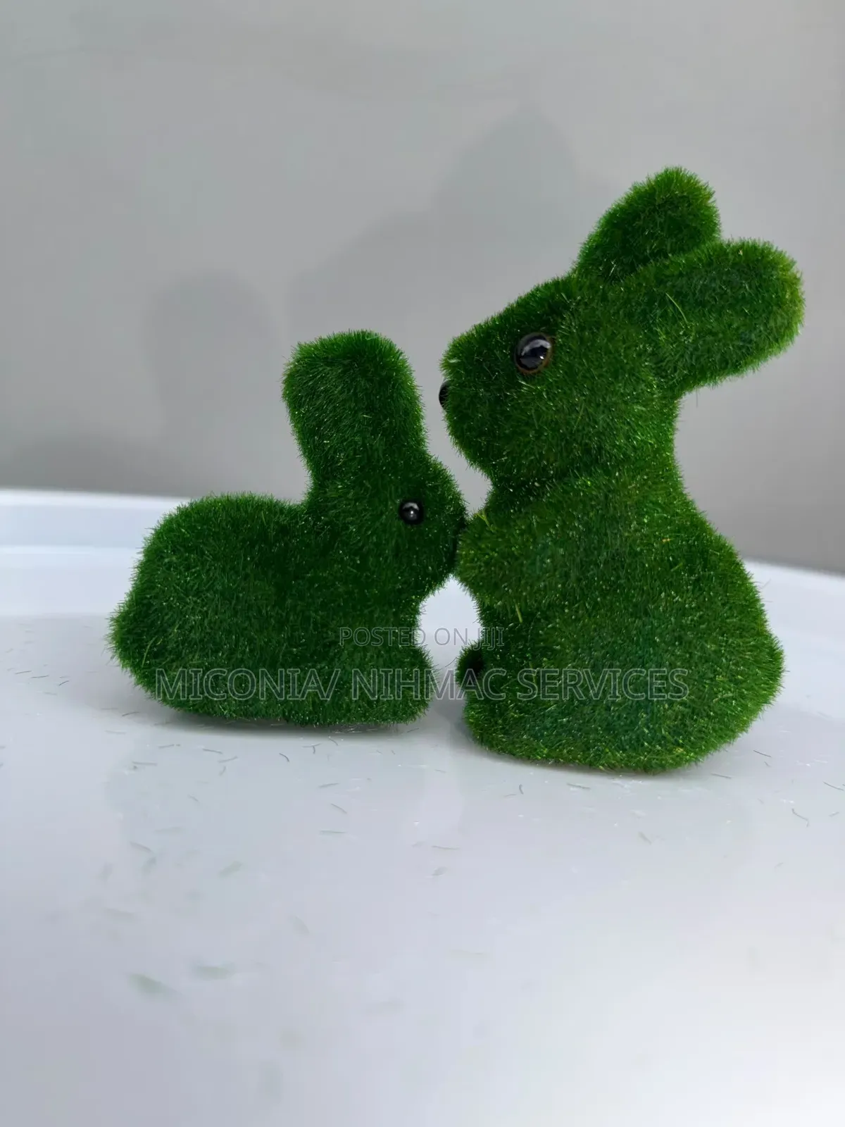 Green Bunny Rabbit Decor