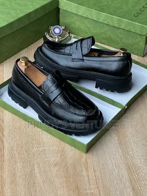 Gucci High Quality Leather Shoe