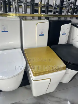 Gold Executive Toilet Seat With Basin