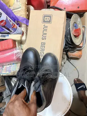 Julius Berger Black Safety Shoes All Sizes