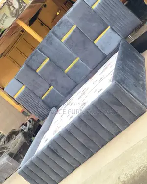 Luxury Gray Velvet Bed Frame  Bring Elegance