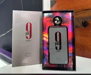 This Is a 100ml Bottle of Afnan 9PM Rebel Eau De Parfum