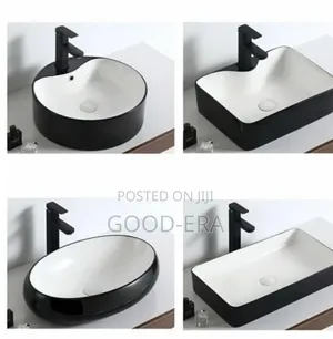 Black and White Counter Basin