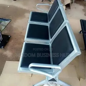 Padded 3 Seater Reception Chair for Offices