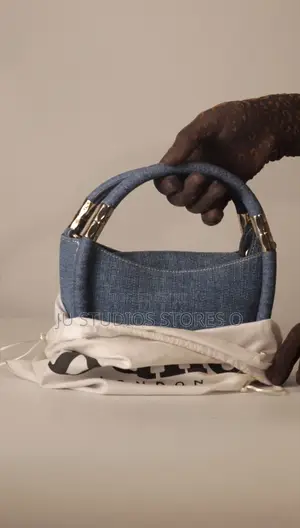 Dune London Original Denim Cotton Drawstring Bag