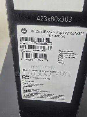 New Laptop HP OmniBook 7 16" 16GB Intel Core Ultra 5 SSD 512GB