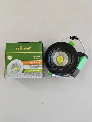Spot Light Black Body 7w White and Warm White