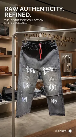 Design Denim Trousers for Men