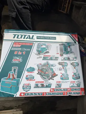Total 5in1 Cordless Combo Kit Set 20volts