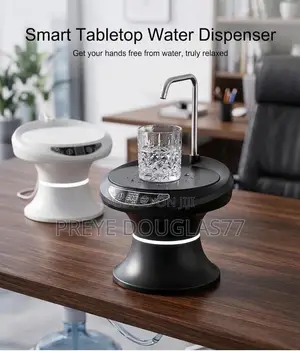 Smart Tabletop Electric Water Dispenser Pump (Rechargeable)