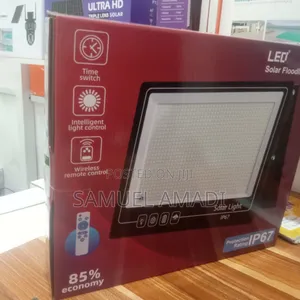 LED Solar Floodlight IP67 Security Lamp With Remote