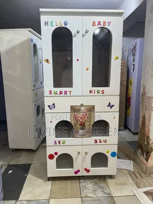 Children Cabinet Wardrobe Long Shelf