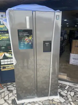 Hisense Side by Side Fridge With Water Dispenser Inverter