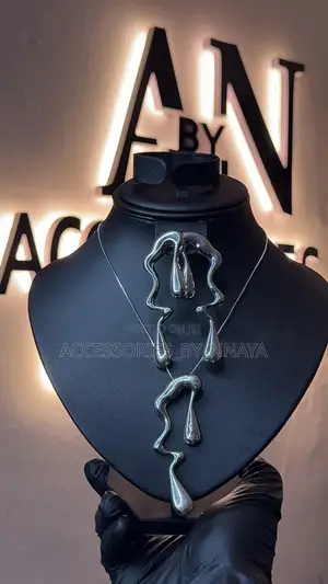 Silver Tear Drop Set