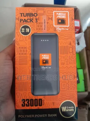 NewAge 33000mAh Turbo Pack 3 22.5W Fast Charging Power Bank