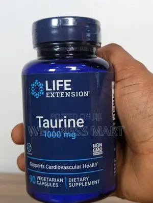 Life Extension Taurine 1000mg | Heart, Brain Muscle | 90 Veg Caps