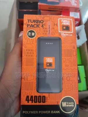 NewAge 44000mAh Powerbank 22.5W Turbo Pack 4 Fast Charging