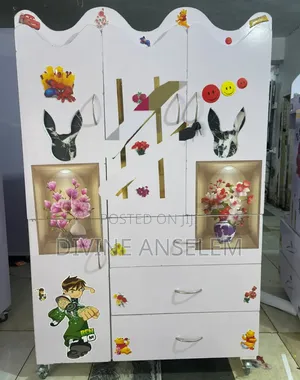 Children Cabinet Wardrobe Wide