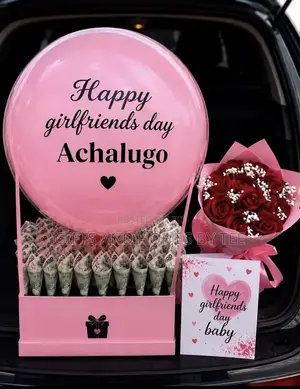 Pink Themed Girlfriends Day Gift Package