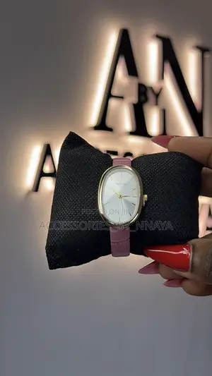 Pink Leather Watch