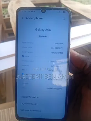 Samsung Galaxy A06 128 GB White