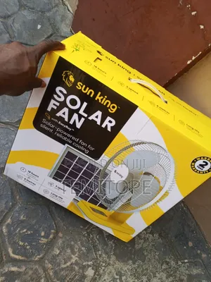 Eb Solar Fan With It Panels and a Lasting Blowing