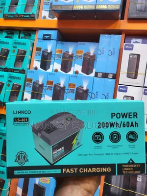 Power Station With a 60,000mAh/200Wh Capacity