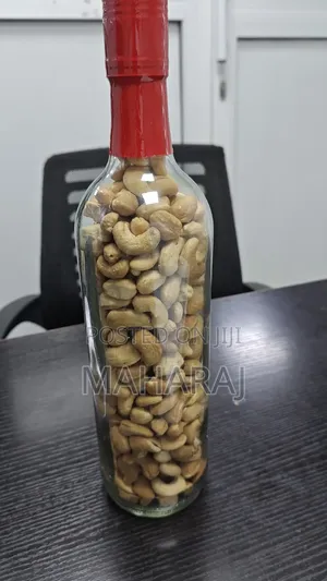 Cashew in Glass Bottle