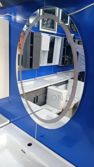 Oval Bathroooom Mirror With 3 LED Lights