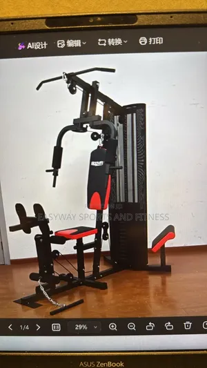 Station Gym With Leg Press