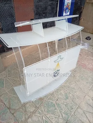 Premium Unbreakable Winners Acrylic Pulpit for Church