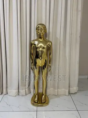 Gold Color Female Nine to Thirteen Years Mannequin