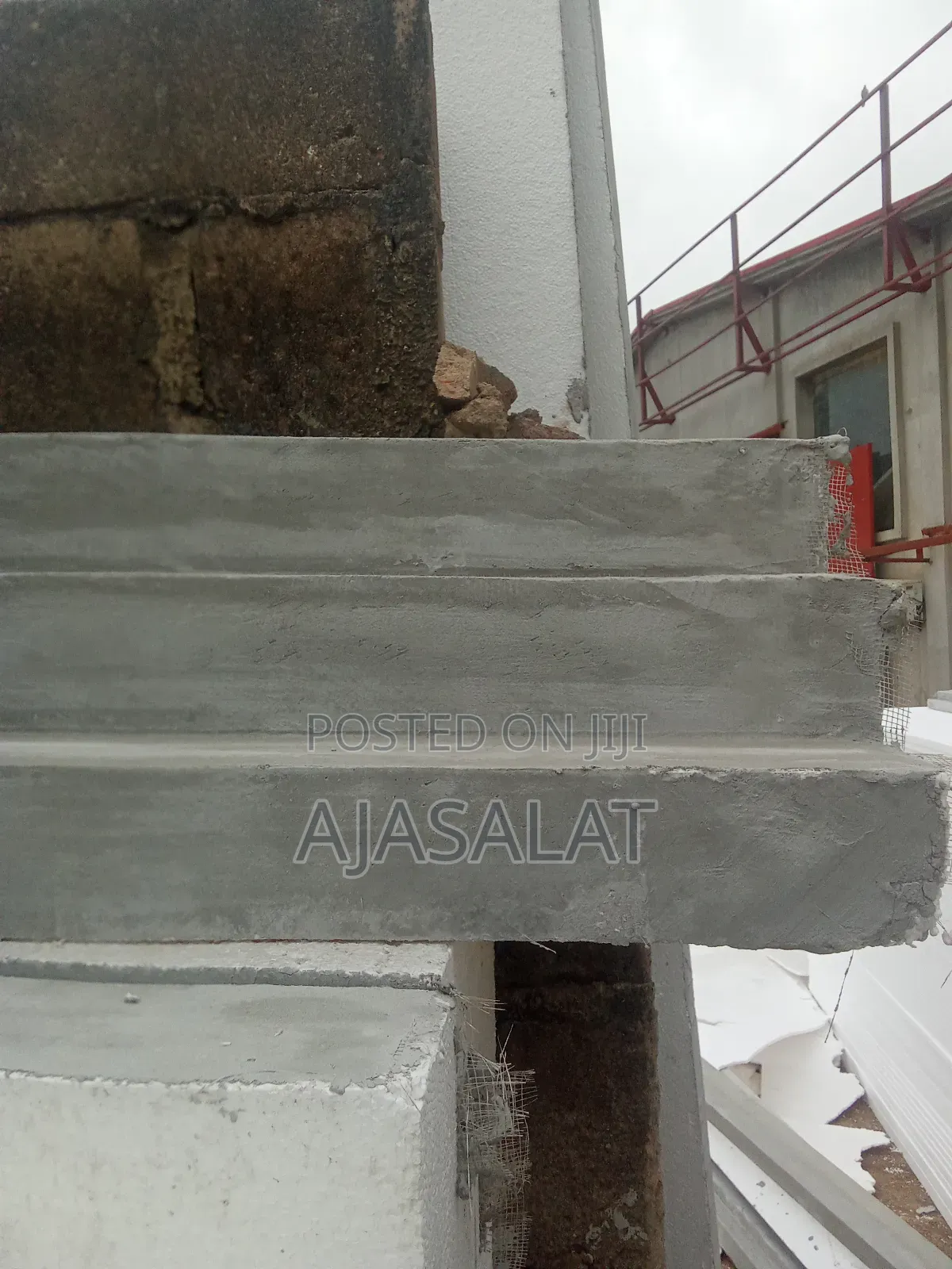 4 Step Polystyrene Parapet and Install