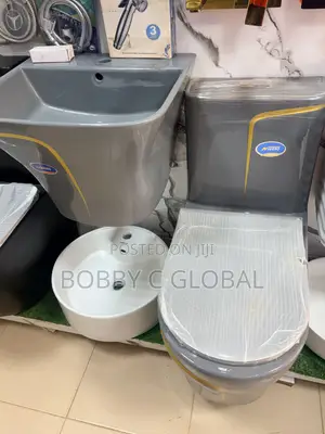 Modern Grey Ceramic Water Closet (WC)
