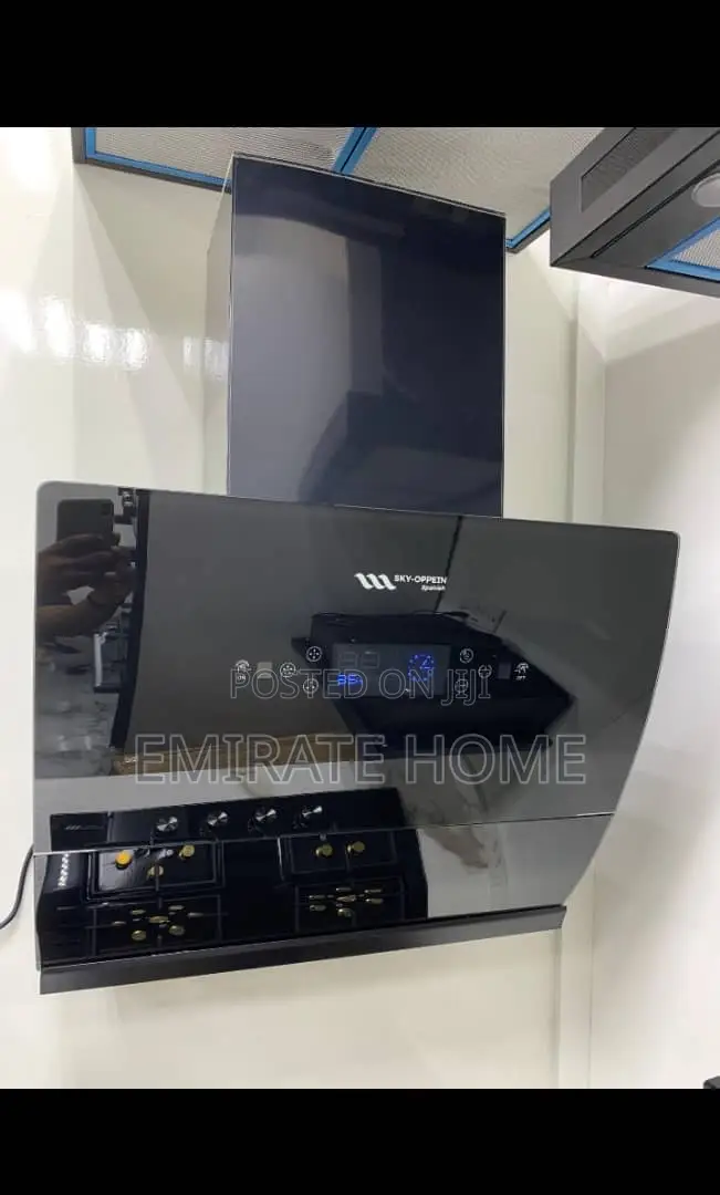 Extractor Black Kitchen Hood Range