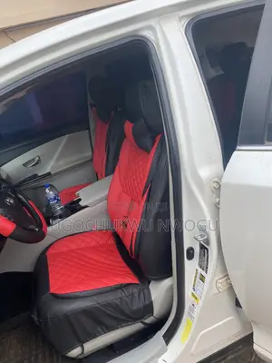 Seat Cover Red and Black Color With Good Design.