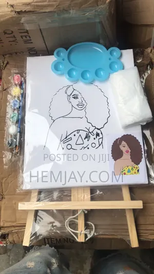 Quality Sip and Paint Canvas Kit/Set (Available in Different Designs)