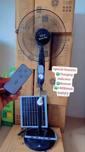 Sunnise Solar Rechargeable Fan