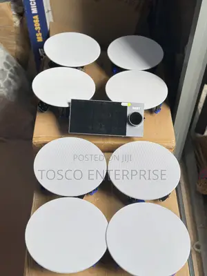8in1 Frameless Ceiling SPK Bluetooth With Smart 7inch Controller Knob