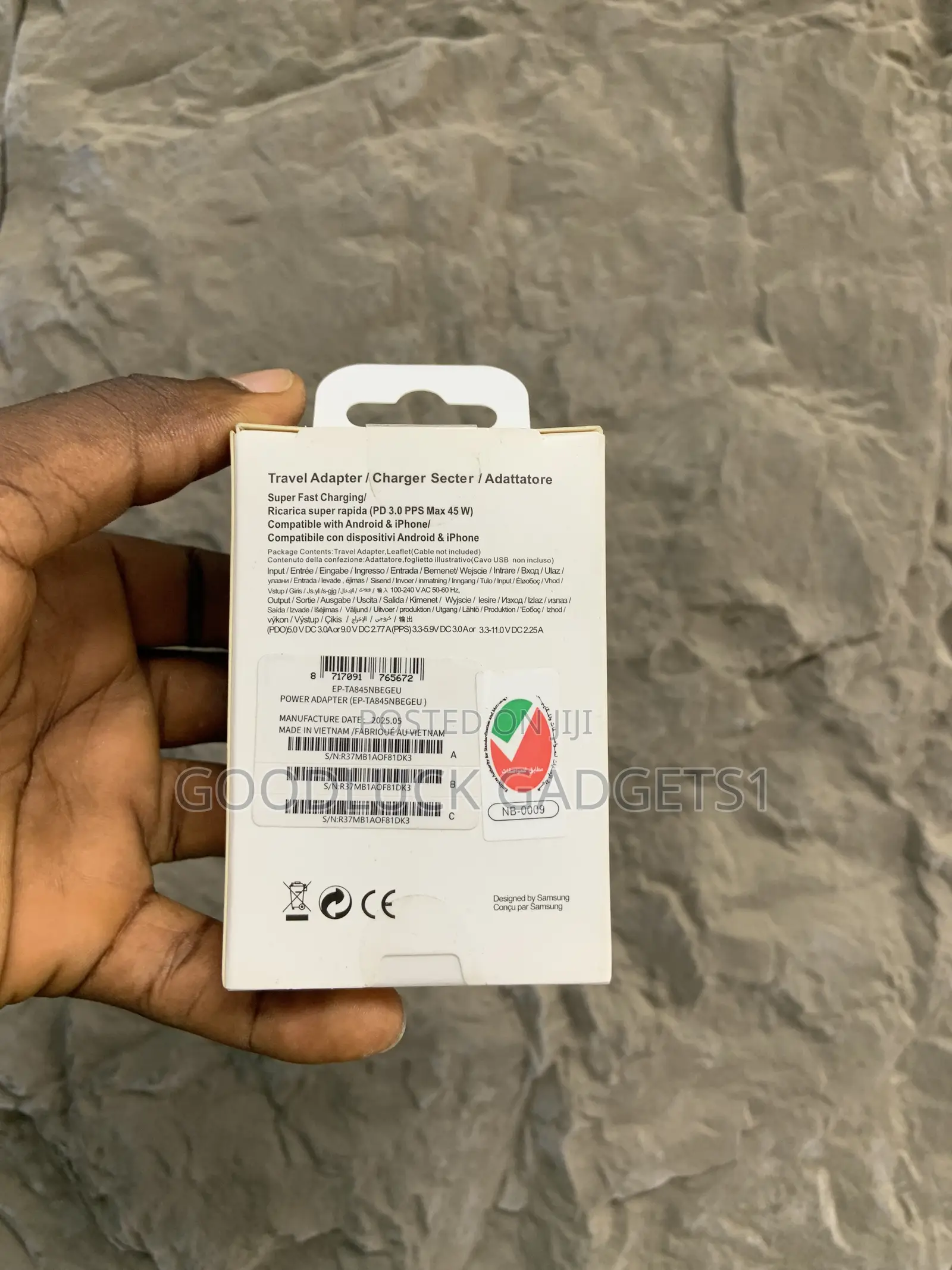 45 Watts PD ADAPTER USB-c
